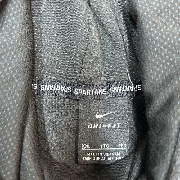 Nike High Neck Hoodie Size XXL Women's Dri Fit Michigan State Spartans Pullover - Picture 8 of 8